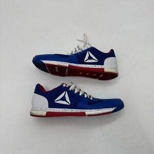 Reebok Navy and White Athletic Shoes CrossFit no box size 9
